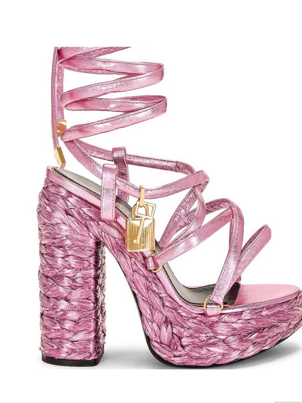 Tom Ford Padlock Platform Espadrille